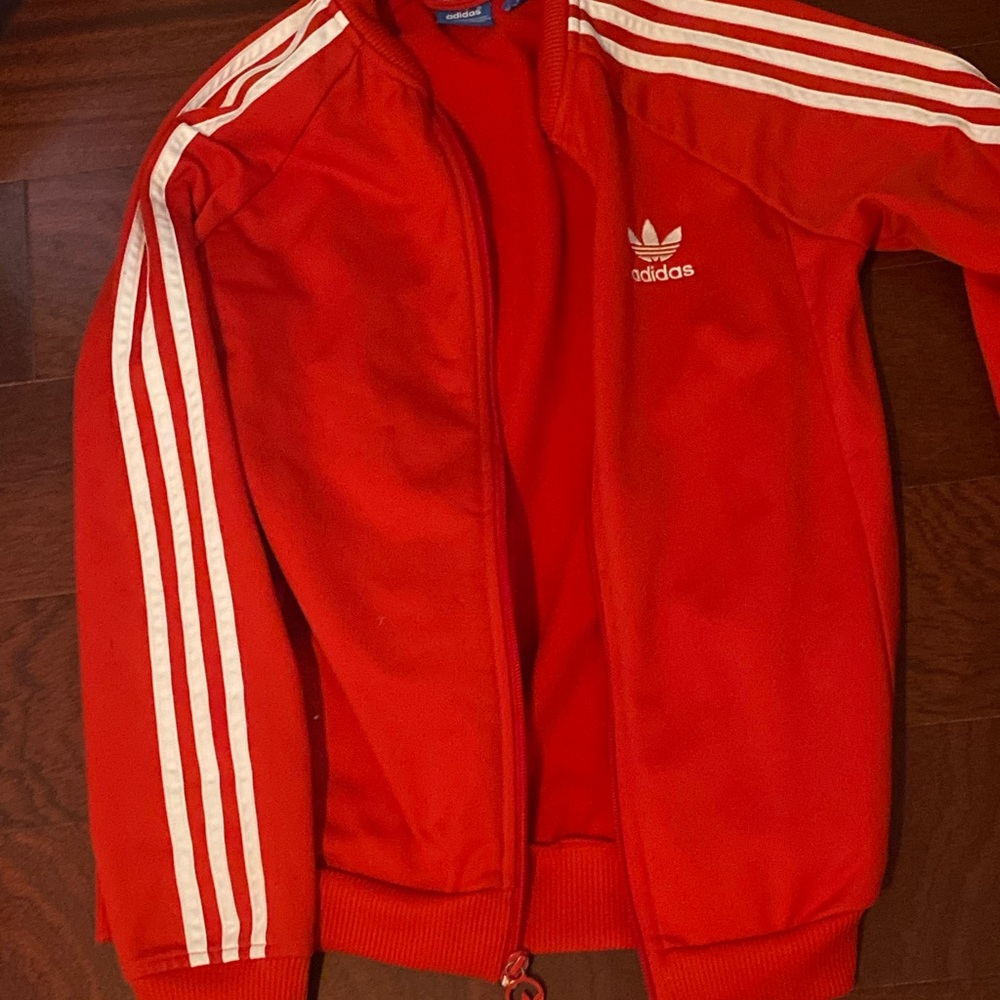 Red adidas jacket - Picture 2 of 3